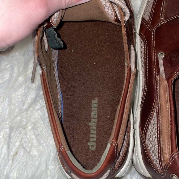 Dunham men’s brown shoes sz 8.5  genuine leather FALL vacation boat shoes - Picture 17 of 17